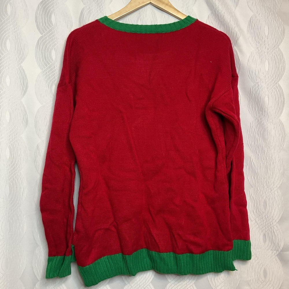 33 degrees Purrfect Cat Christmas Sweater large - Picture 5 of 6